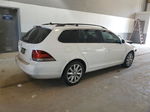 2013 Volkswagen Jetta Tdi White vin: 3VWML7AJ5DM606175