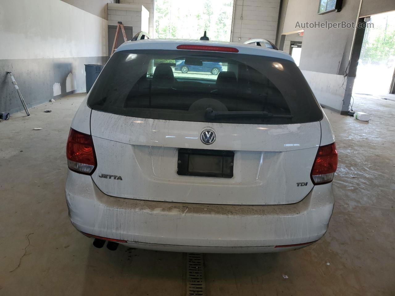 2013 Volkswagen Jetta Tdi White vin: 3VWML7AJ5DM606175