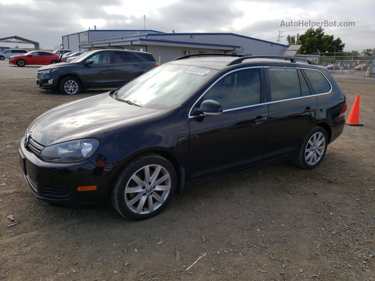 2013 Volkswagen Jetta Tdi Black vin: 3VWML7AJ5DM640374