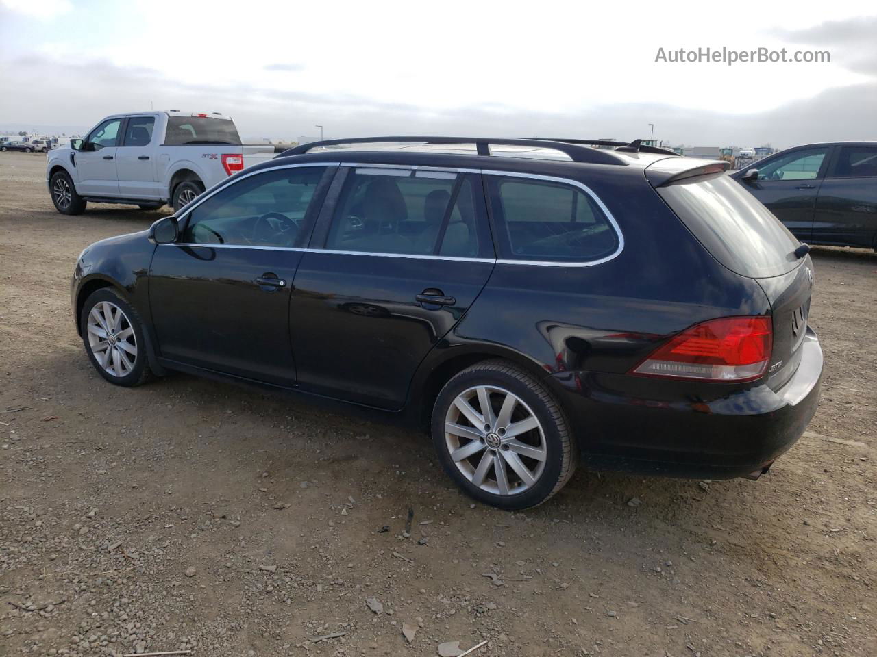 2013 Volkswagen Jetta Tdi Black vin: 3VWML7AJ5DM640374