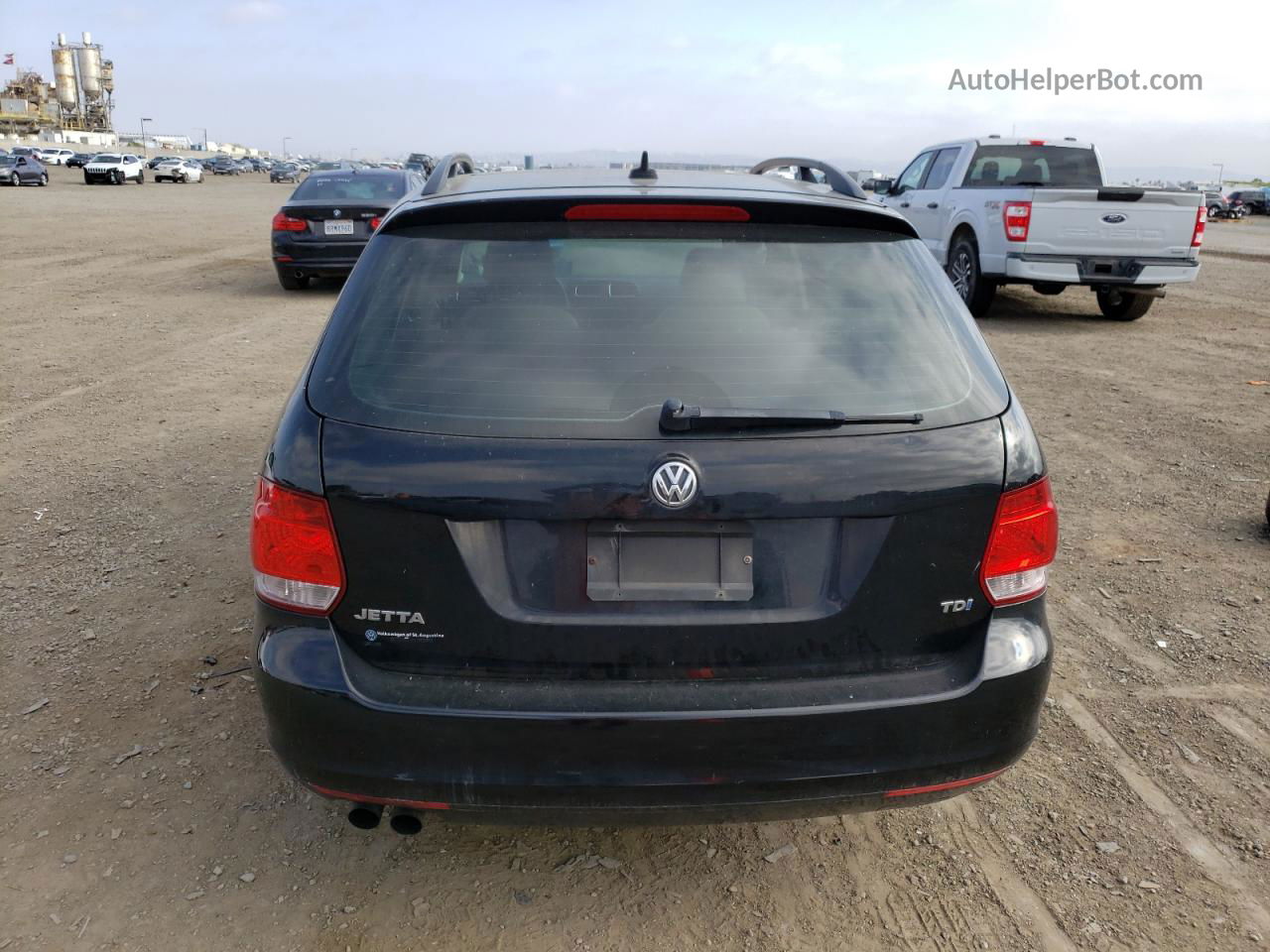 2013 Volkswagen Jetta Tdi Black vin: 3VWML7AJ5DM640374