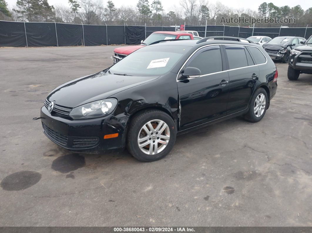 2013 Volkswagen Jetta Sportwagen 2.0l Tdi Black vin: 3VWML7AJ5DM662715