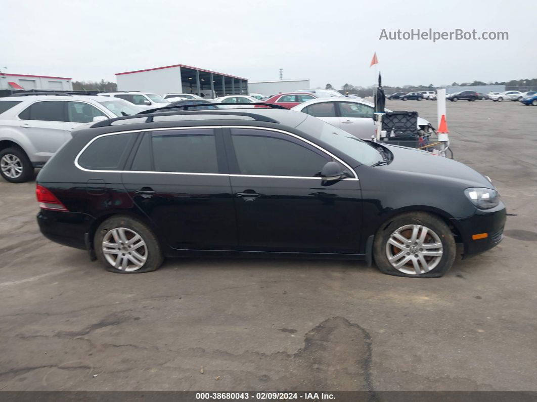 2013 Volkswagen Jetta Sportwagen 2.0l Tdi Black vin: 3VWML7AJ5DM662715