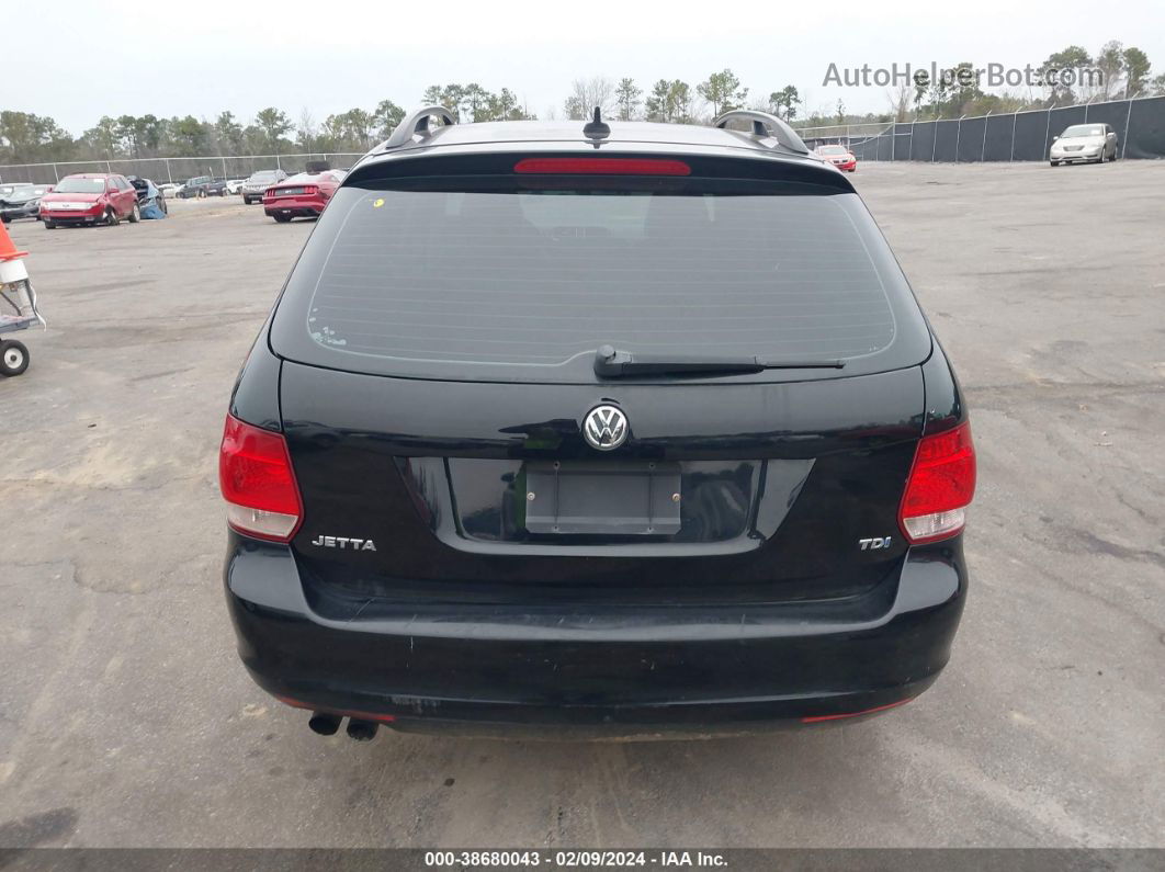 2013 Volkswagen Jetta Sportwagen 2.0l Tdi Black vin: 3VWML7AJ5DM662715