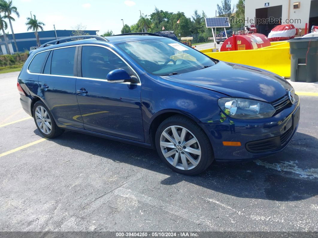 2013 Volkswagen Jetta Sportwagen 2.0l Tdi Blue vin: 3VWML7AJ6DM648855