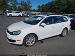 2012 Volkswagen Jetta Sportwagen 2.0l Tdi Белый vin: 3VWML7AJ7CM669826