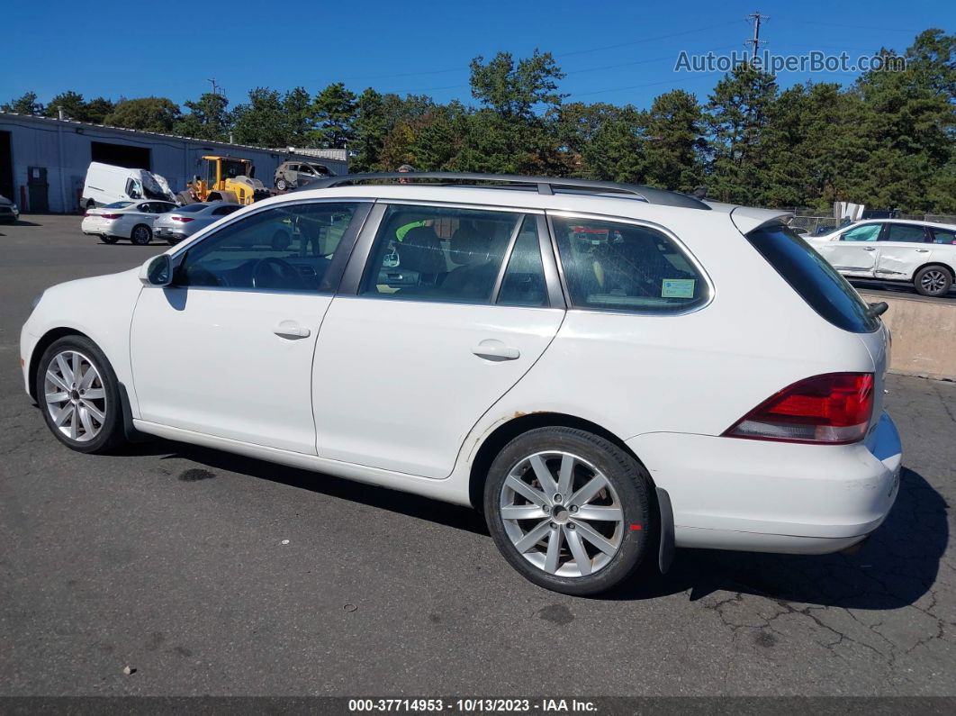 2012 Volkswagen Jetta Sportwagen 2.0l Tdi White vin: 3VWML7AJ7CM669826