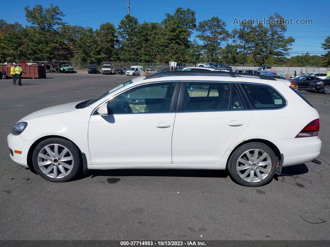 2012 Volkswagen Jetta Sportwagen 2.0l Tdi White vin: 3VWML7AJ7CM669826