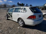 2014 Volkswagen Jetta Tdi White vin: 3VWML7AJ7EM627644