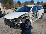 2014 Volkswagen Jetta Tdi White vin: 3VWML7AJ7EM627644