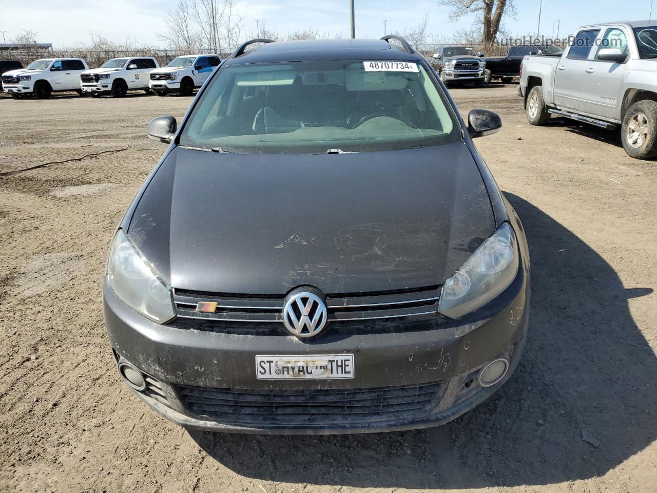 2013 Volkswagen Jetta Tdi Black vin: 3VWML7AJ8DM653202