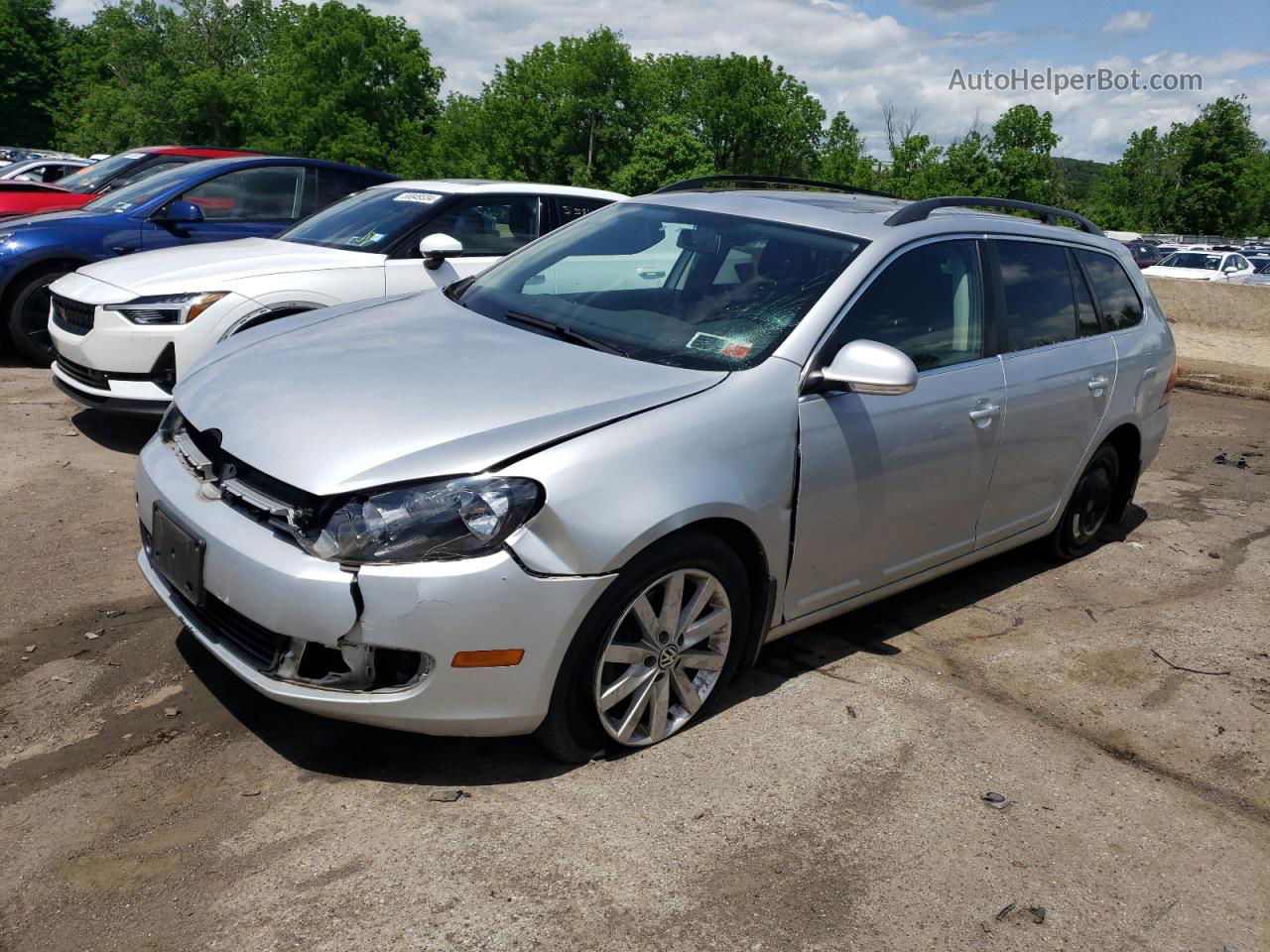 2011 Volkswagen Jetta Tdi Silver vin: 3VWML7AJ9BM604426