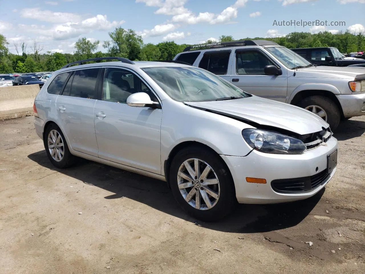 2011 Volkswagen Jetta Tdi Серебряный vin: 3VWML7AJ9BM604426