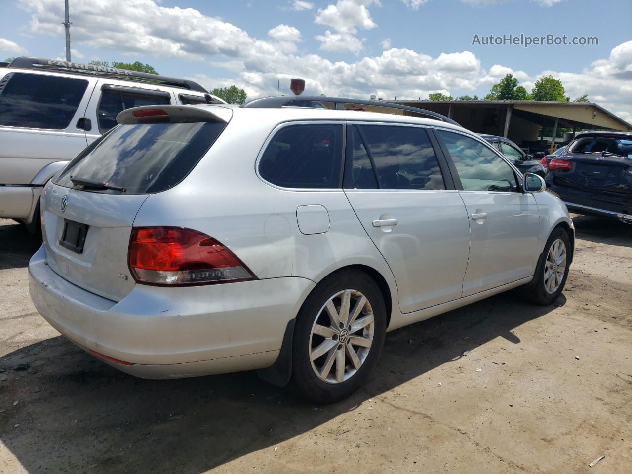 2011 Volkswagen Jetta Tdi Серебряный vin: 3VWML7AJ9BM604426