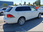 2011 Volkswagen Jetta Sportwagen 2.0l Tdi White vin: 3VWML7AJ9BM661967