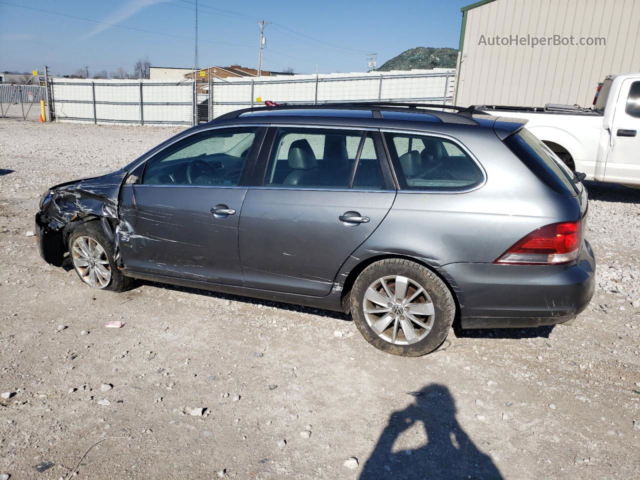 2011 Volkswagen Jetta Tdi Gray vin: 3VWML7AJ9BM703585