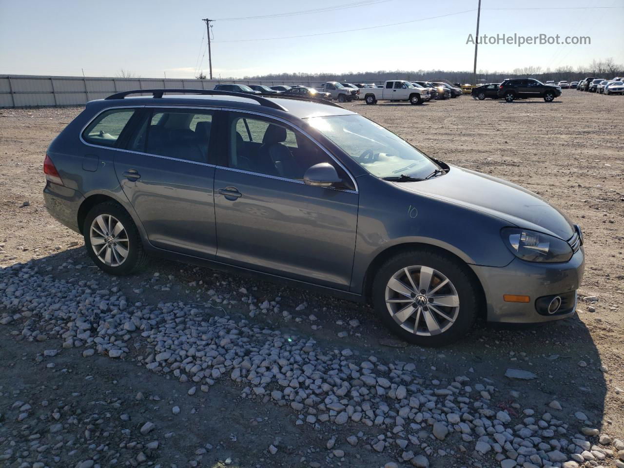 2011 Volkswagen Jetta Tdi Gray vin: 3VWML7AJ9BM703585