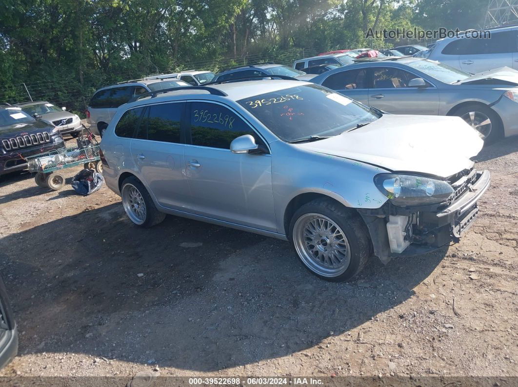 2012 Volkswagen Jetta Sportwagen 2.0l Tdi Silver vin: 3VWML7AJ9CM662361