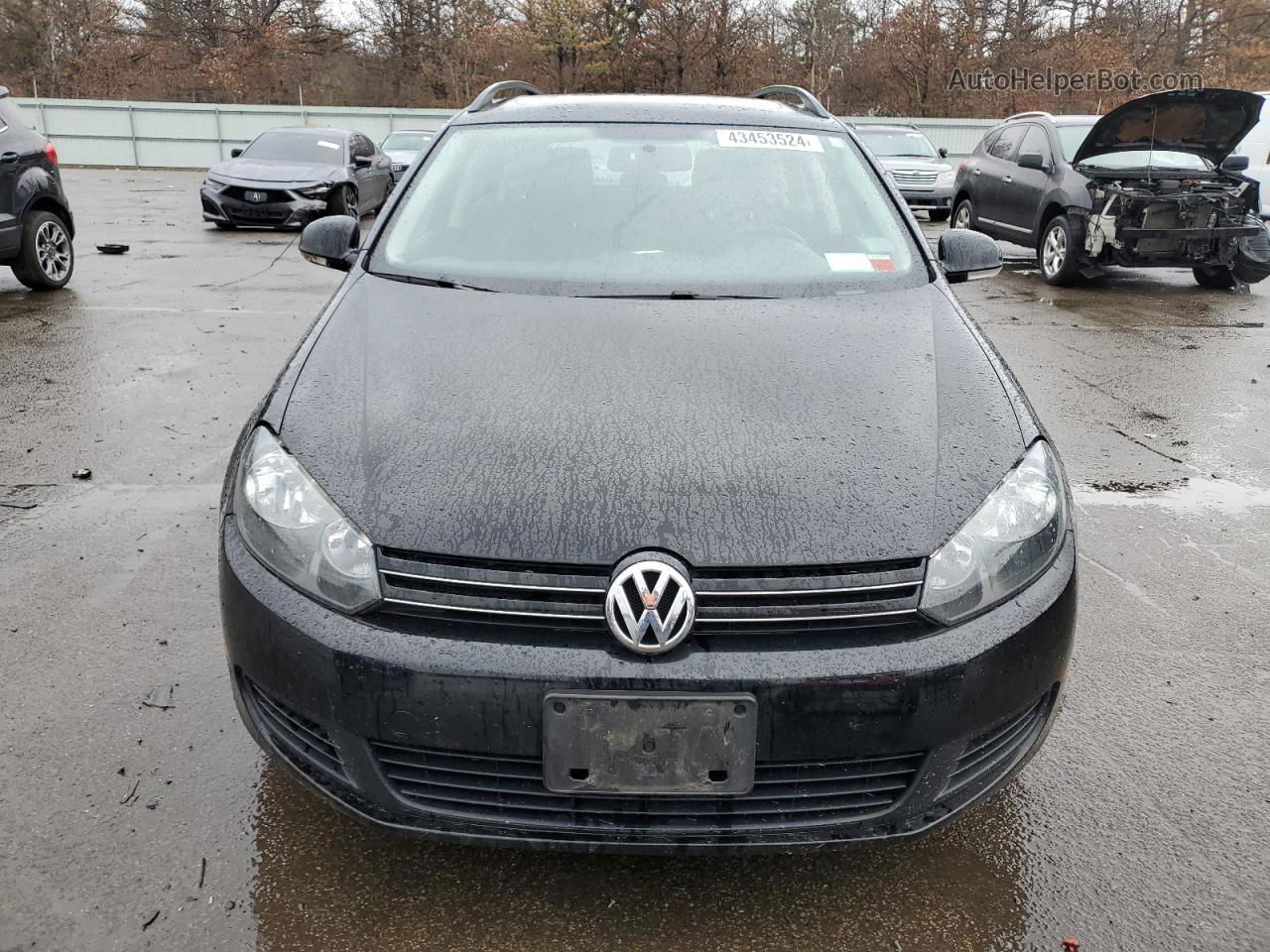 2012 Volkswagen Jetta Tdi Black vin: 3VWML7AJ9CM701675