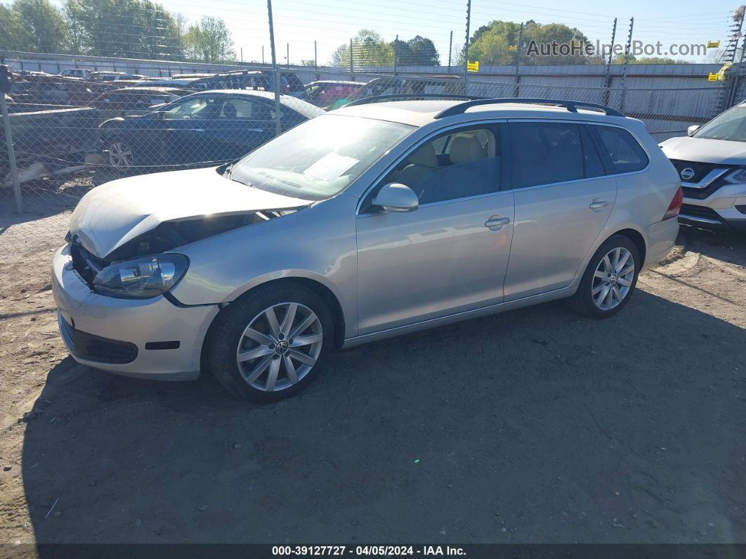 2011 Volkswagen Jetta Sportwagen 2.0l Tdi Silver vin: 3VWML8AJ4BM601777