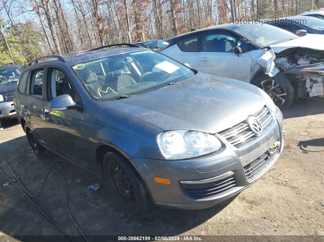 2009 Volkswagen Jetta Sportwagen S Gray vin: 3VWMM71K99M265554