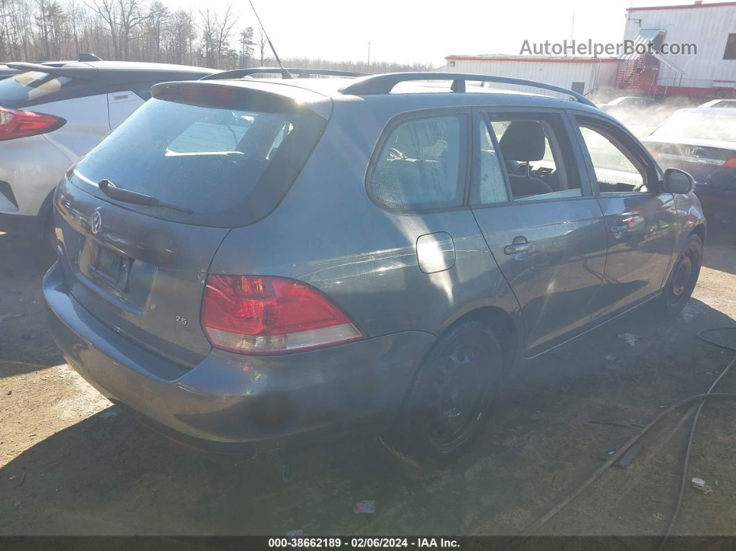 2009 Volkswagen Jetta Sportwagen S Gray vin: 3VWMM71K99M265554