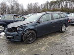 2009 Volkswagen Jetta S Синий vin: 3VWMM71KX9M294819