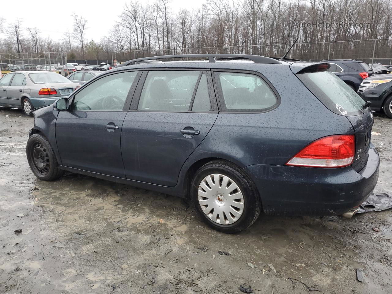 2009 Volkswagen Jetta S Синий vin: 3VWMM71KX9M294819