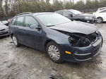 2009 Volkswagen Jetta S Синий vin: 3VWMM71KX9M294819