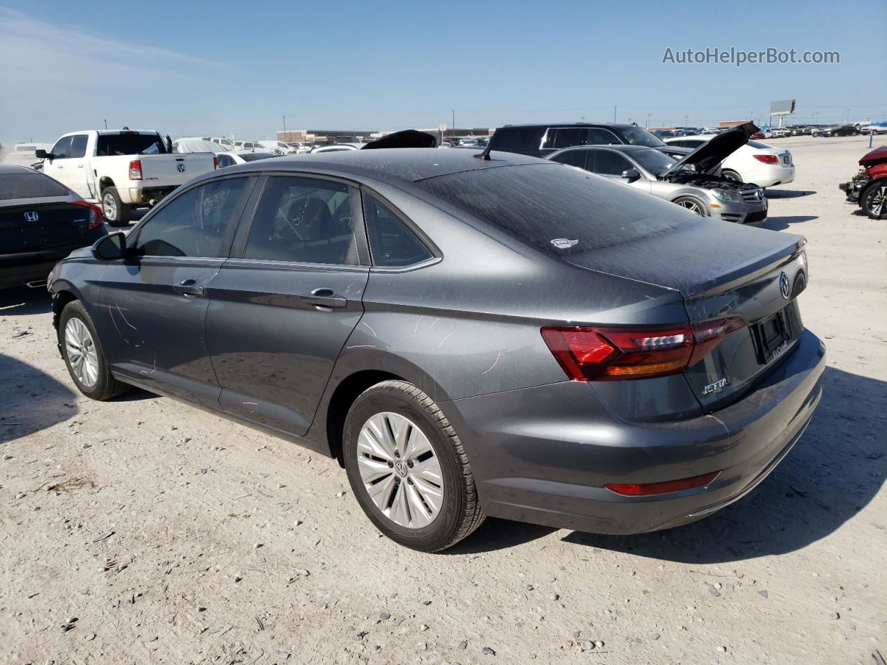 2019 Volkswagen Jetta S Gray vin: 3VWN57BU0KM007172