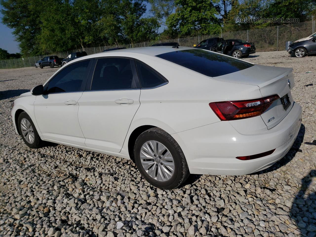 2019 Volkswagen Jetta S White vin: 3VWN57BU0KM115405