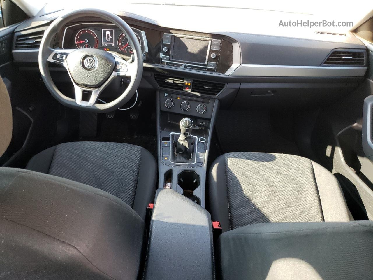 2019 Volkswagen Jetta S White vin: 3VWN57BU0KM115405