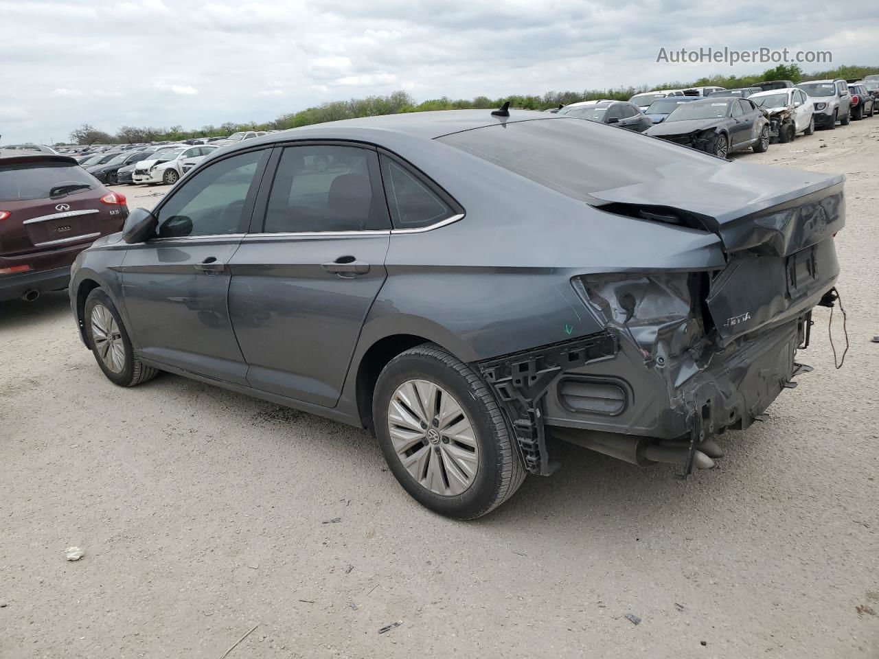 2019 Volkswagen Jetta S Gray vin: 3VWN57BU0KM199211