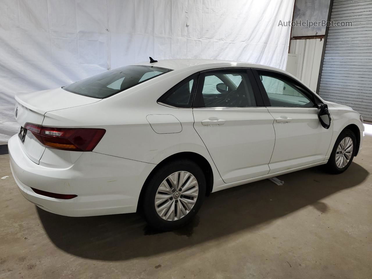 2019 Volkswagen Jetta S White vin: 3VWN57BU0KM216511