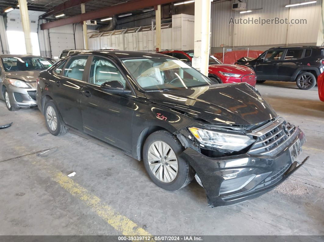 2019 Volkswagen Jetta 1.4t S Black vin: 3VWN57BU1KM076694