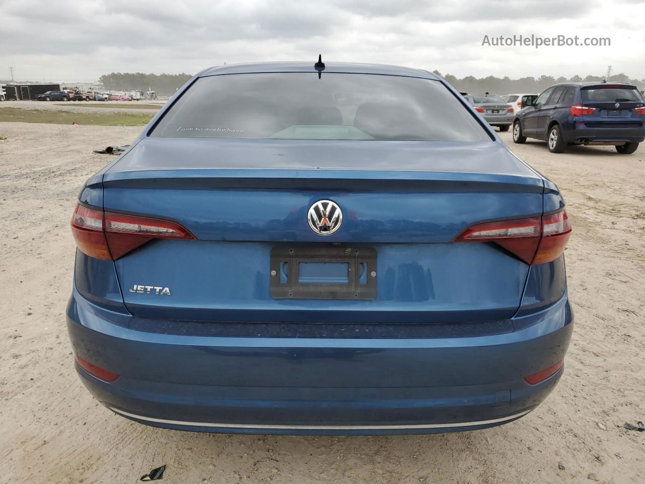 2019 Volkswagen Jetta S Синий vin: 3VWN57BU1KM076890