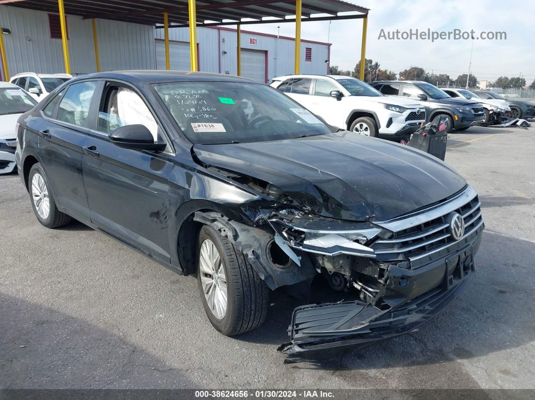 2019 Volkswagen Jetta 1.4t S Black vin: 3VWN57BU3KM076860