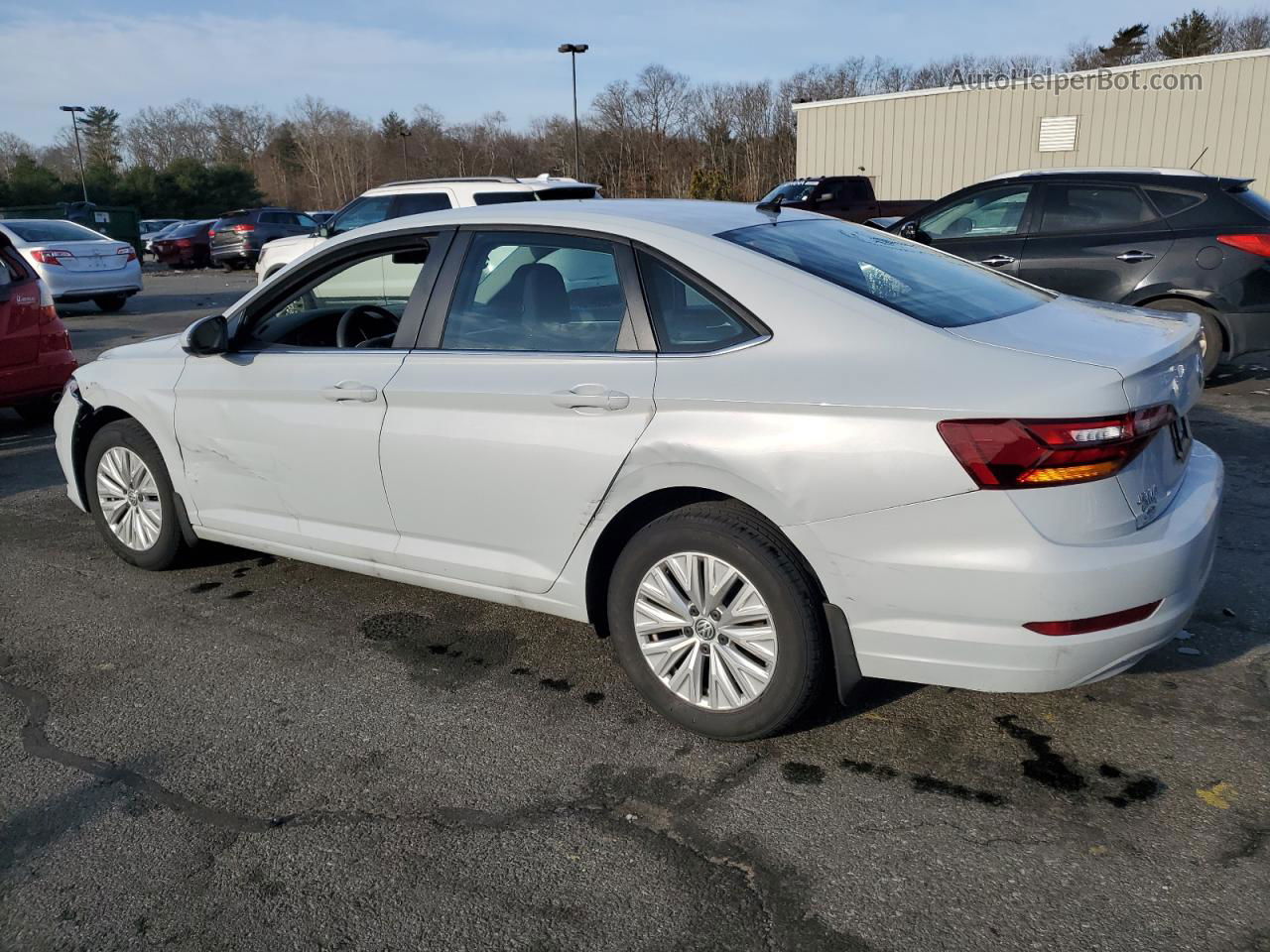 2019 Volkswagen Jetta S White vin: 3VWN57BU3KM080391