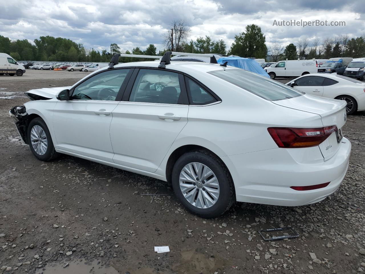 2019 Volkswagen Jetta S Белый vin: 3VWN57BU3KM106441