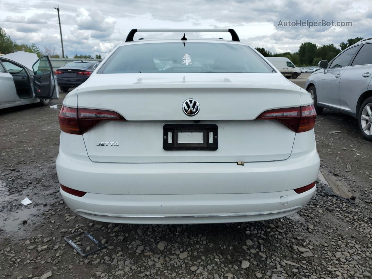 2019 Volkswagen Jetta S White vin: 3VWN57BU3KM106441