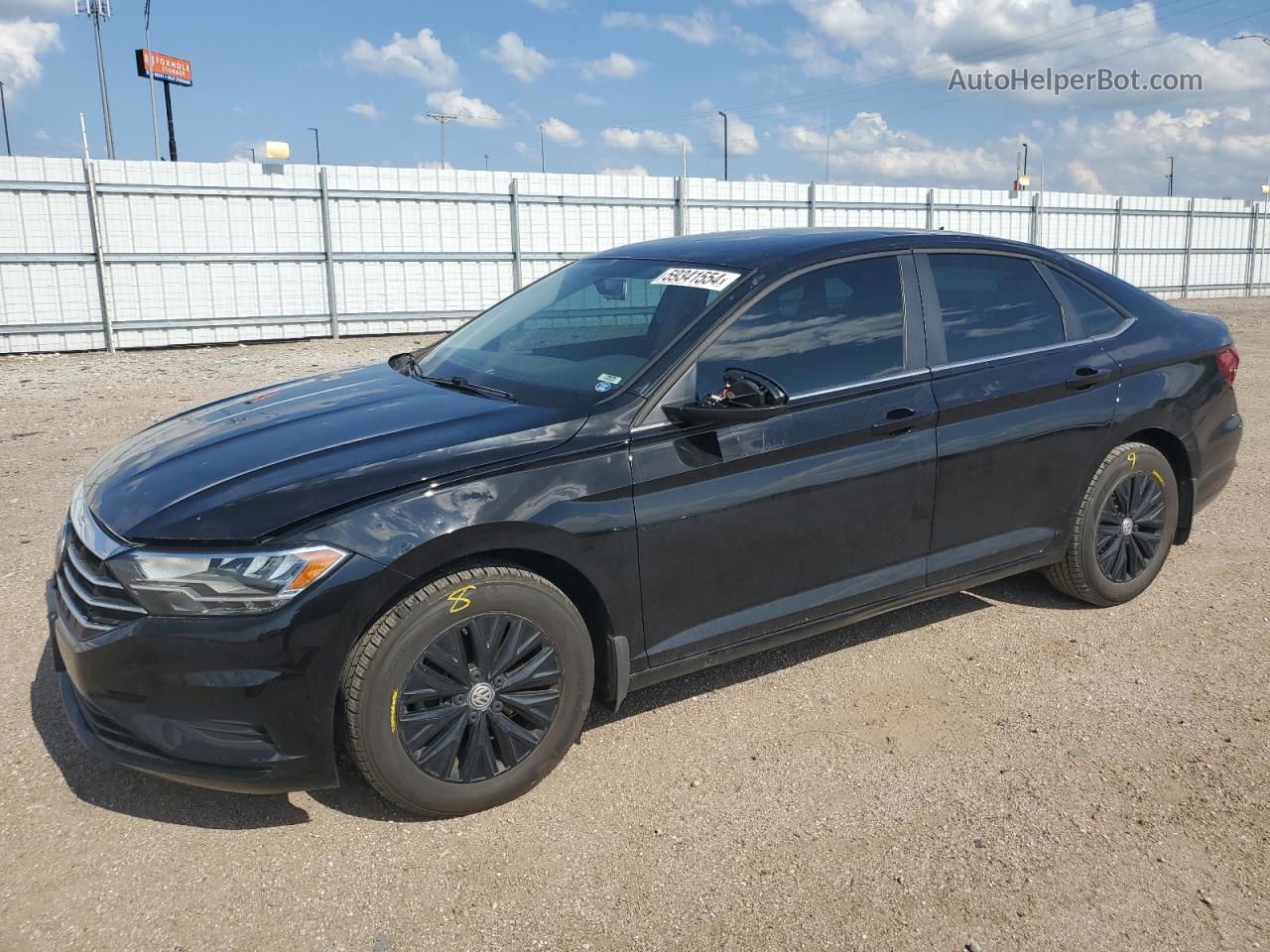 2019 Volkswagen Jetta S Black vin: 3VWN57BU4KM107999