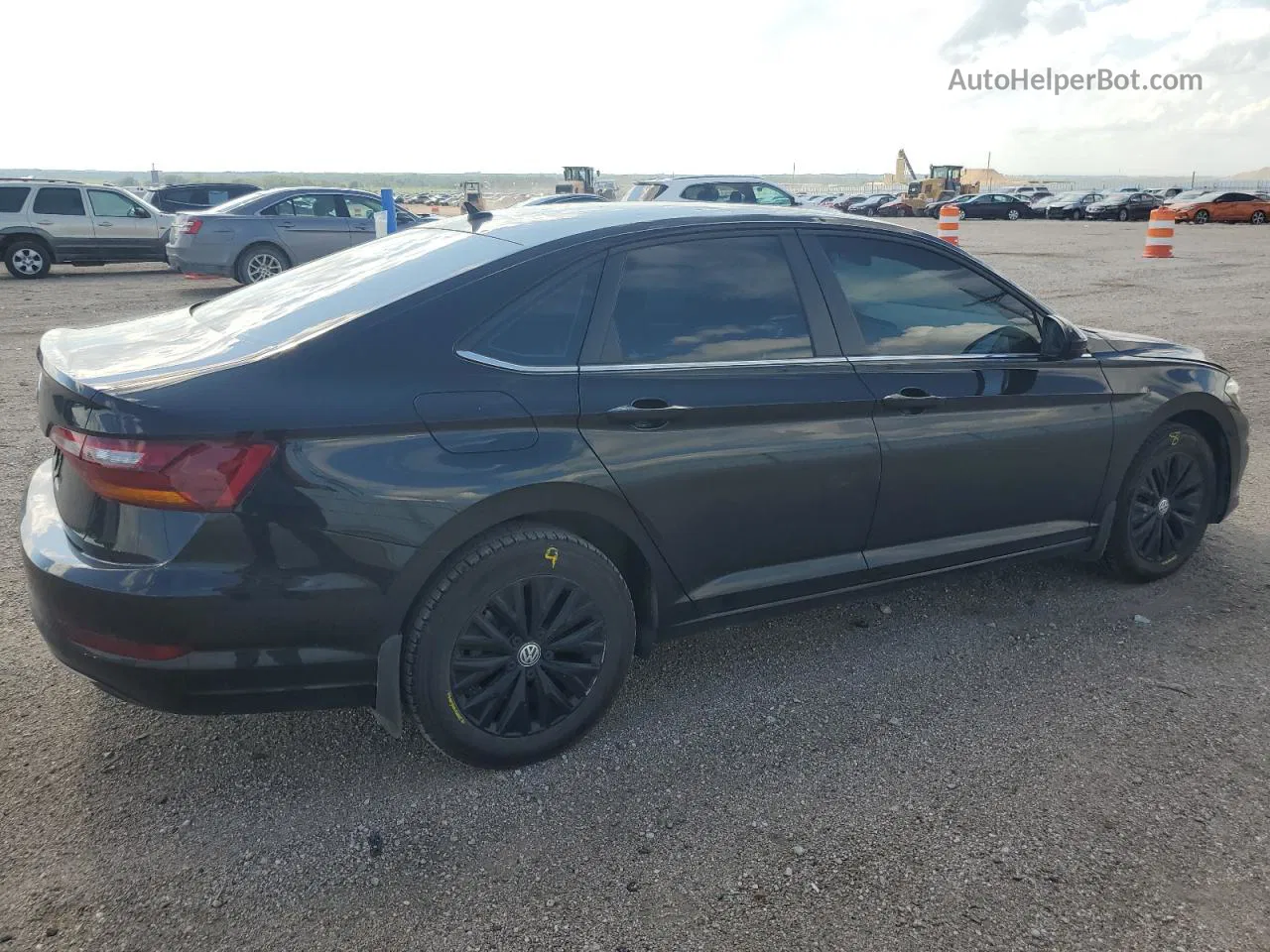 2019 Volkswagen Jetta S Black vin: 3VWN57BU4KM107999