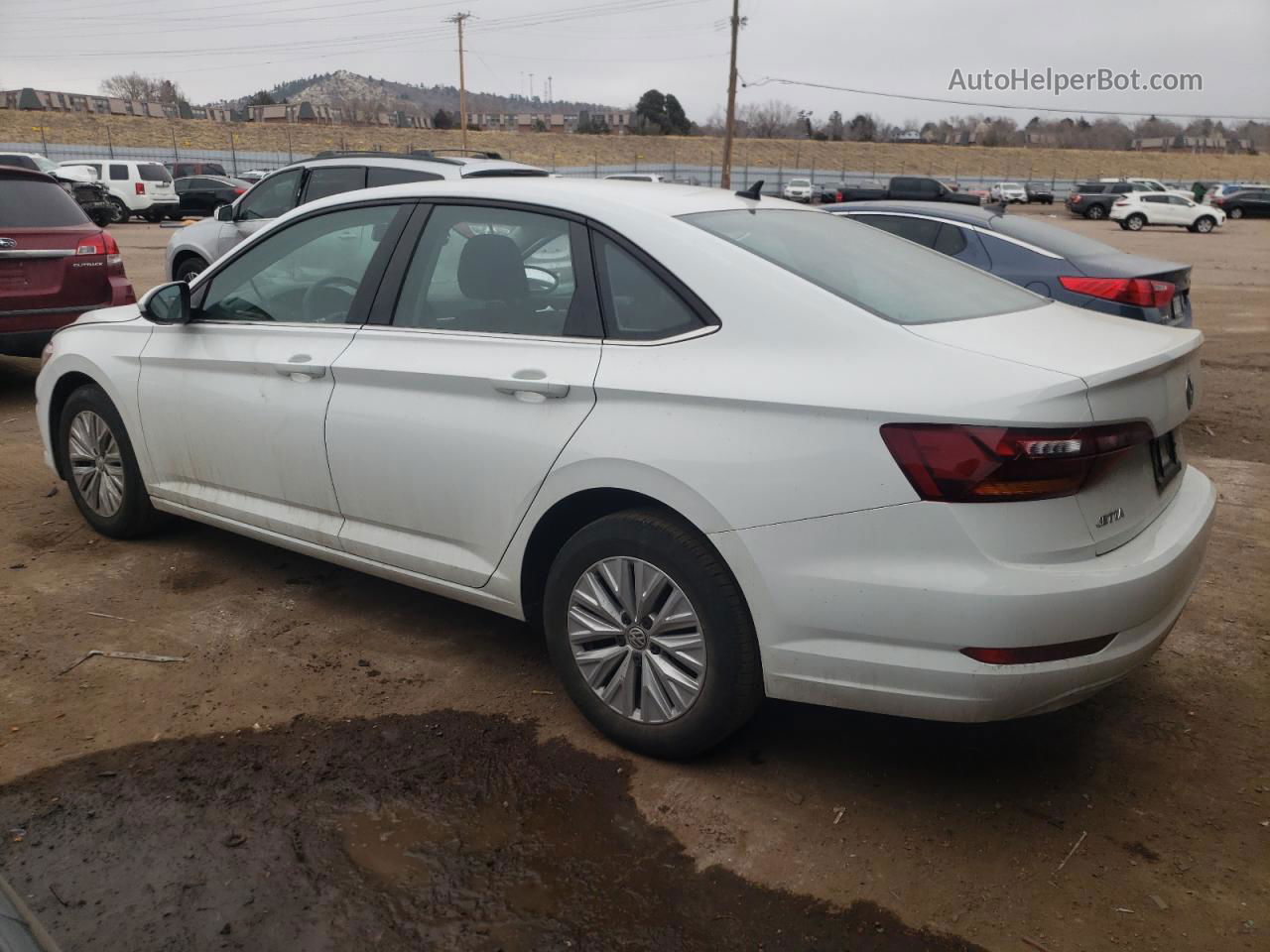 2019 Volkswagen Jetta S White vin: 3VWN57BU7KM043361