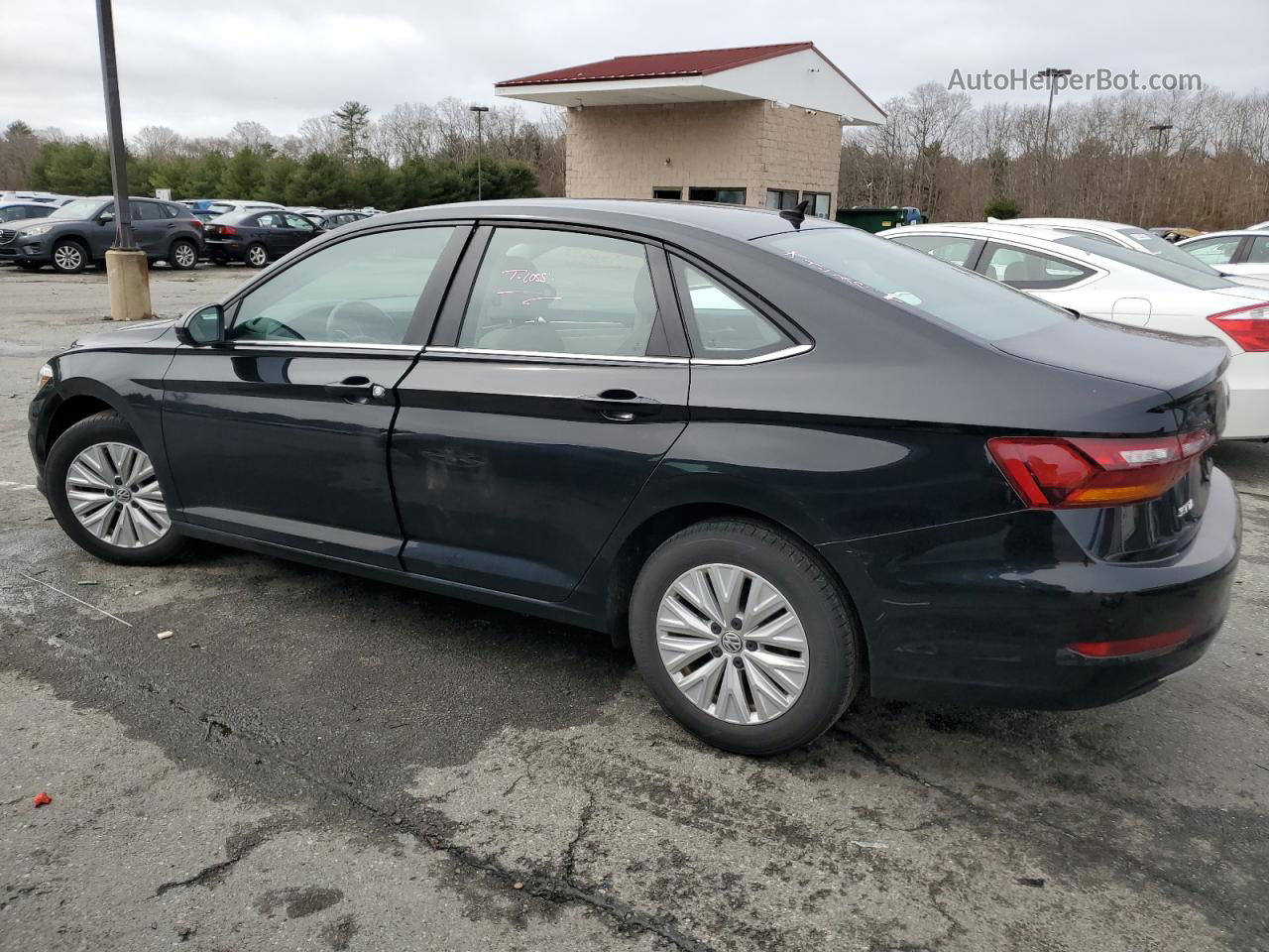 2019 Volkswagen Jetta S Черный vin: 3VWN57BU8KM096604