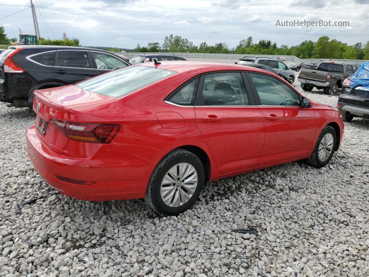 2019 Volkswagen Jetta S Red vin: 3VWN57BU8KM234643