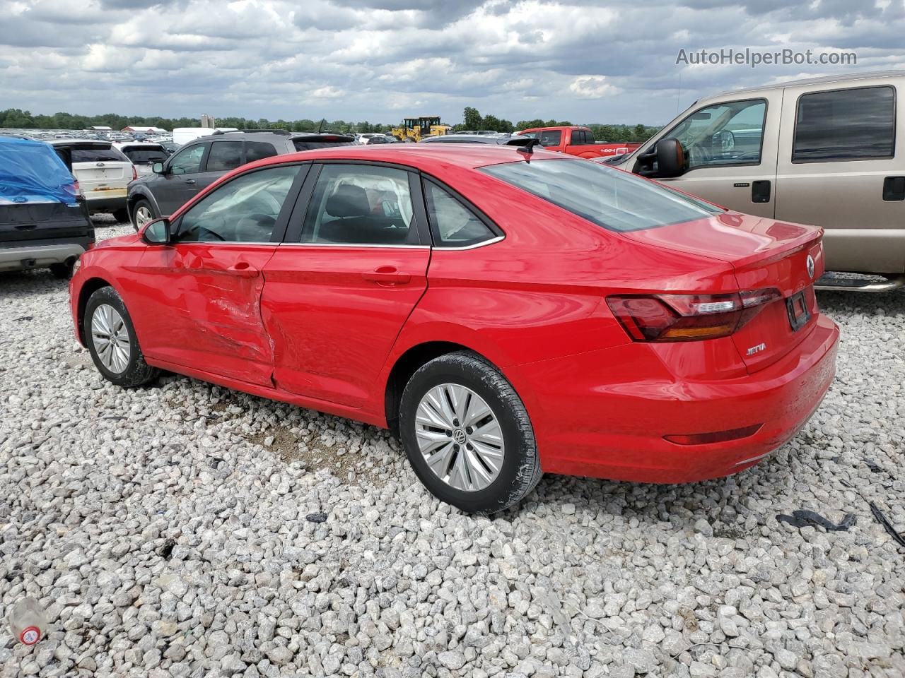 2019 Volkswagen Jetta S Red vin: 3VWN57BU8KM234643