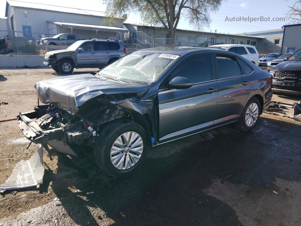 2019 Volkswagen Jetta S Charcoal vin: 3VWN57BU9KM007364