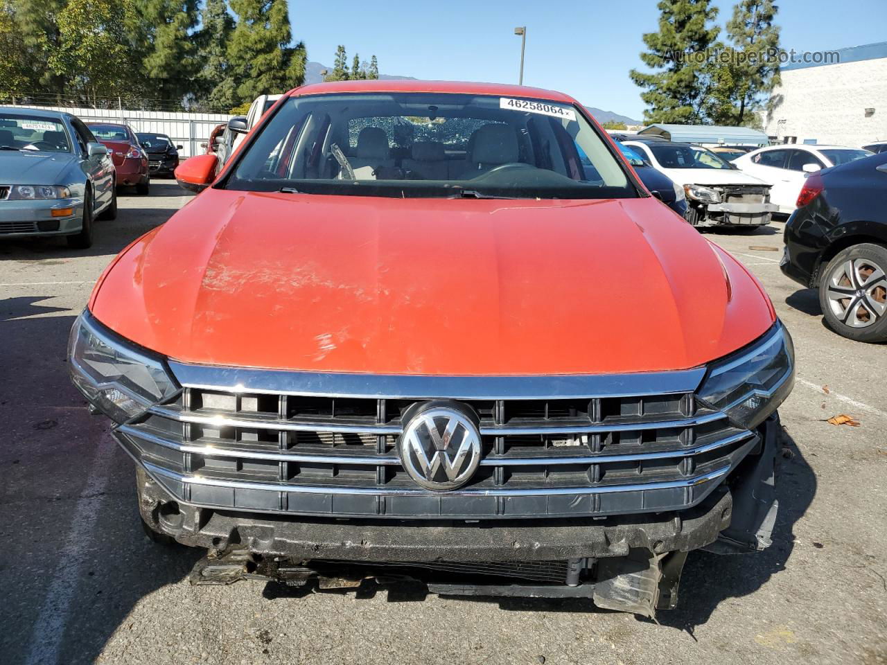 2019 Volkswagen Jetta S Orange vin: 3VWN57BU9KM049890