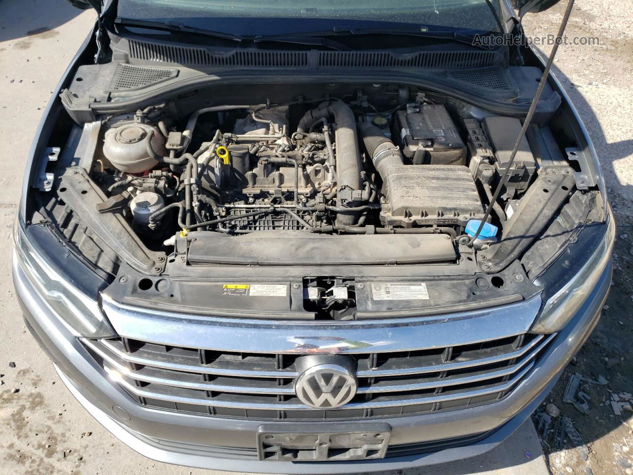 2019 Volkswagen Jetta S Gray vin: 3VWN57BUXKM099536