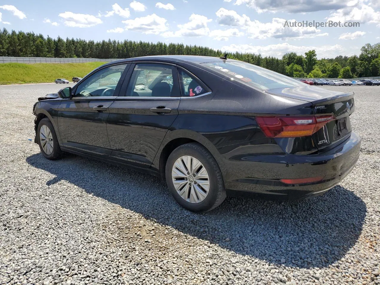 2019 Volkswagen Jetta S Черный vin: 3VWN57BUXKM206956